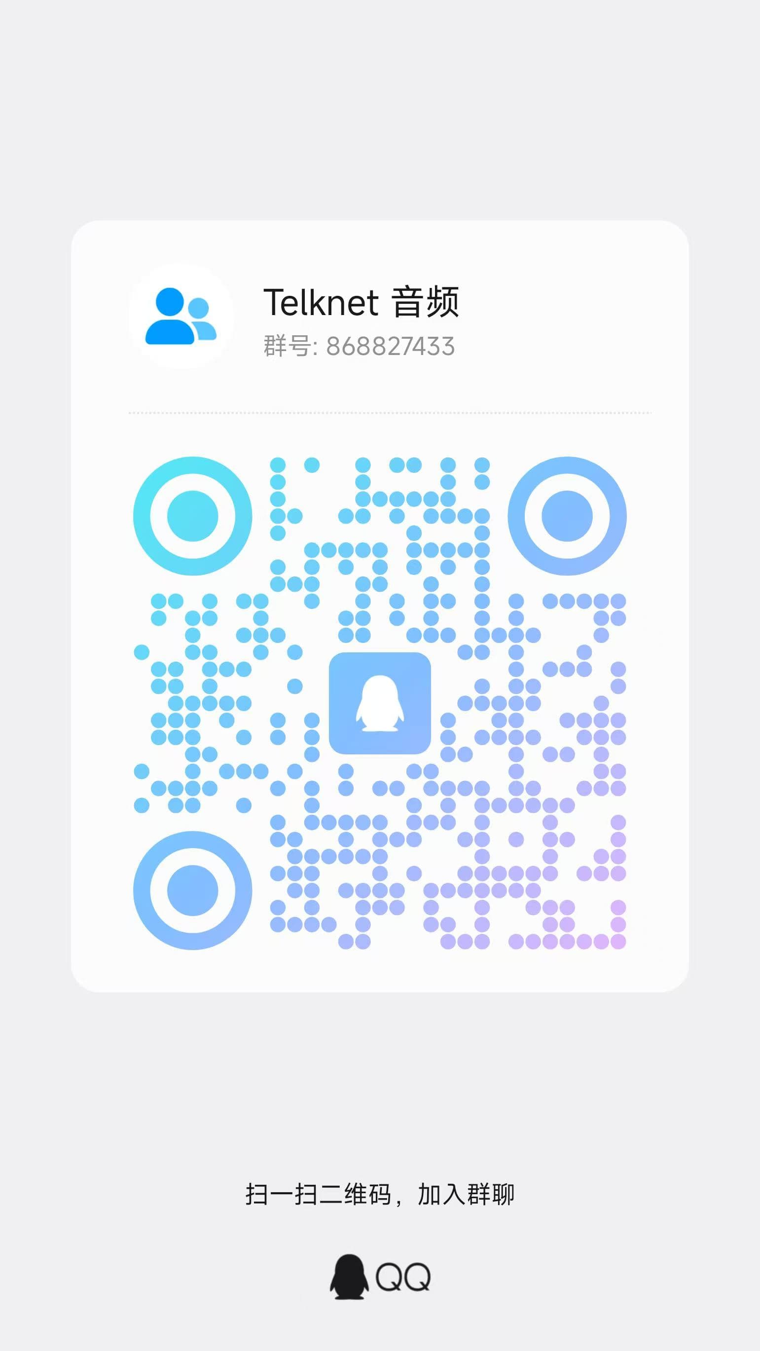 TelkNet 交流唠嗑 QQ 群二维码