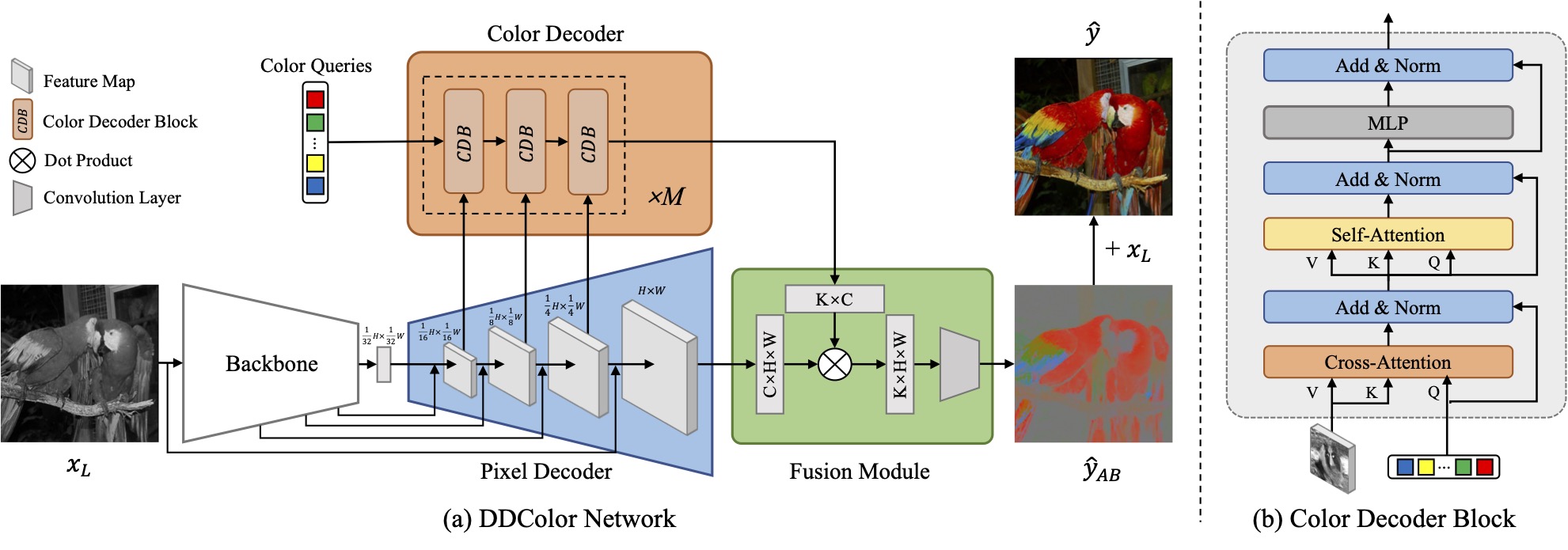 DDColor 官方上色网络结构